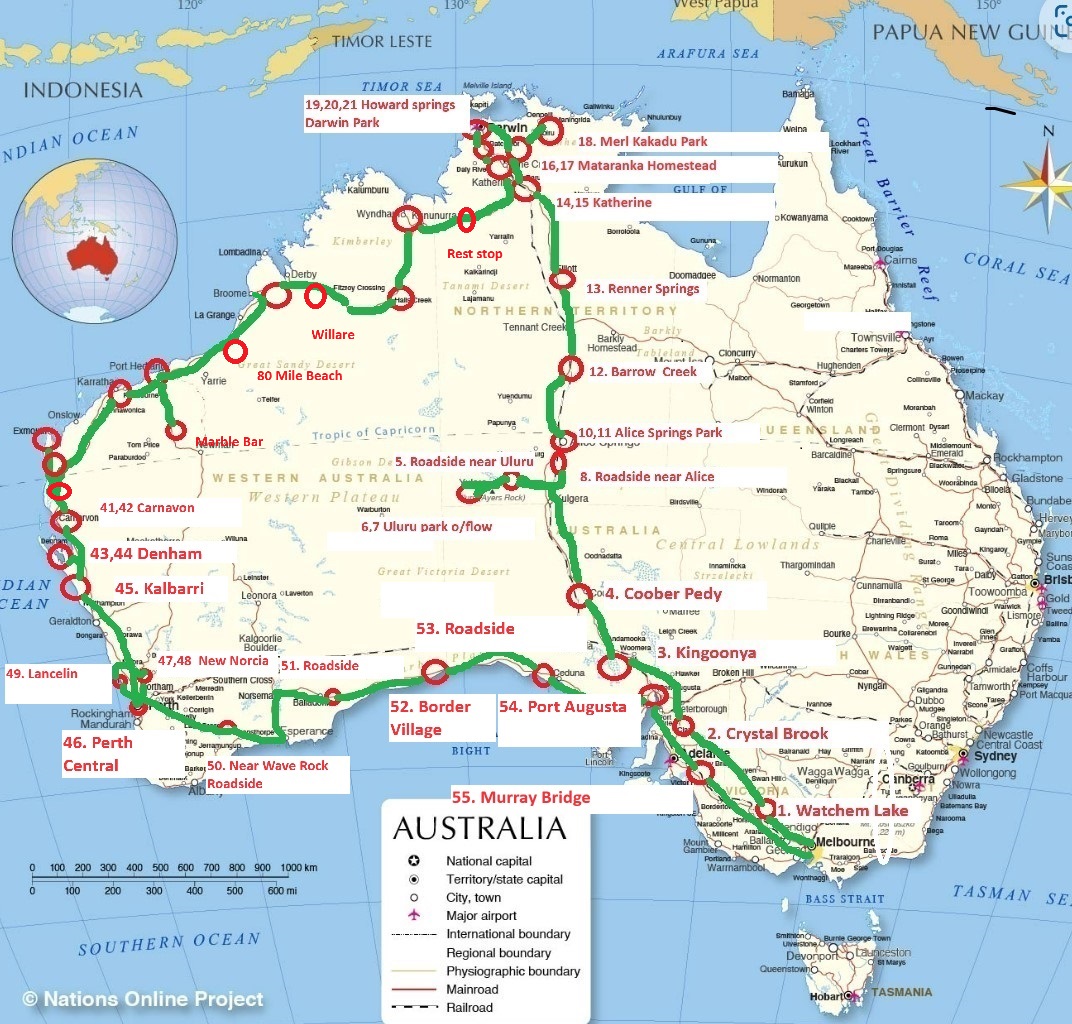 Map of Australia